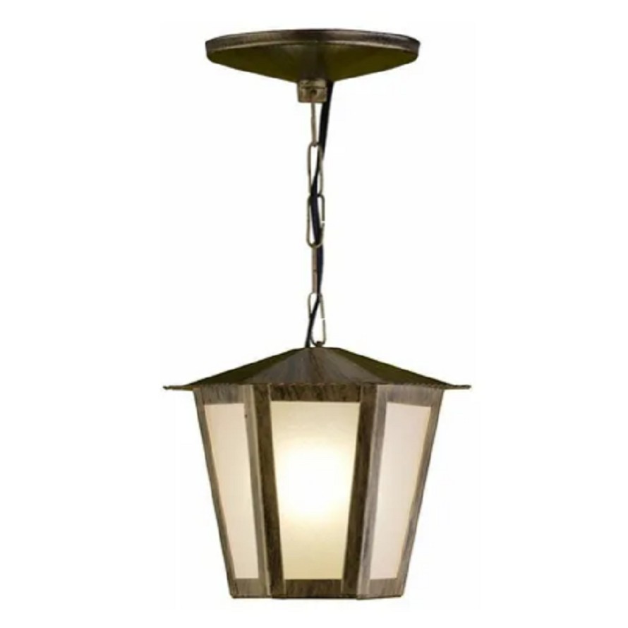 Pendente Sextavado Externo Colonial L1C Ouro Velho em Oferta na Shopee