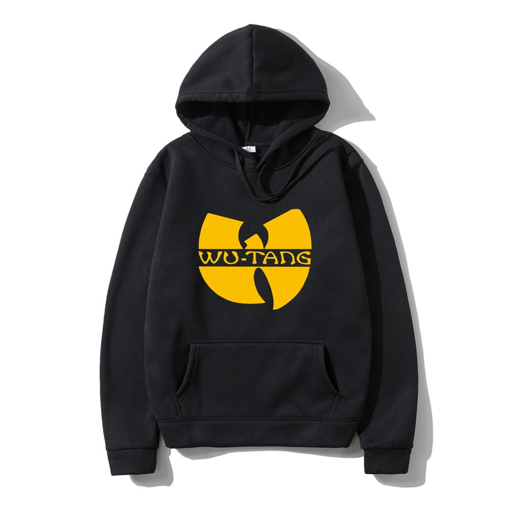Moletom Com Capuz Estampa De Texto/Wu Tang/Hip Hop