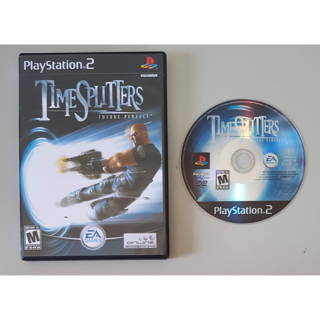 PS2 - TimeSplitters Future Perfect Time Splitters - Leia a descrição