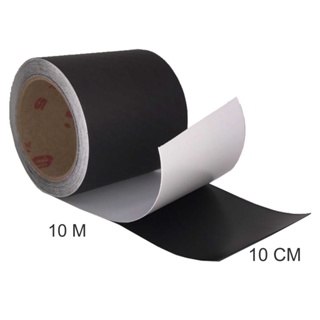 Rolo de Imã Manta Imantada Adesivada 10cm X 10 metros - Rolo 0,3mm - COLA FORTE em Oferta na Shopee