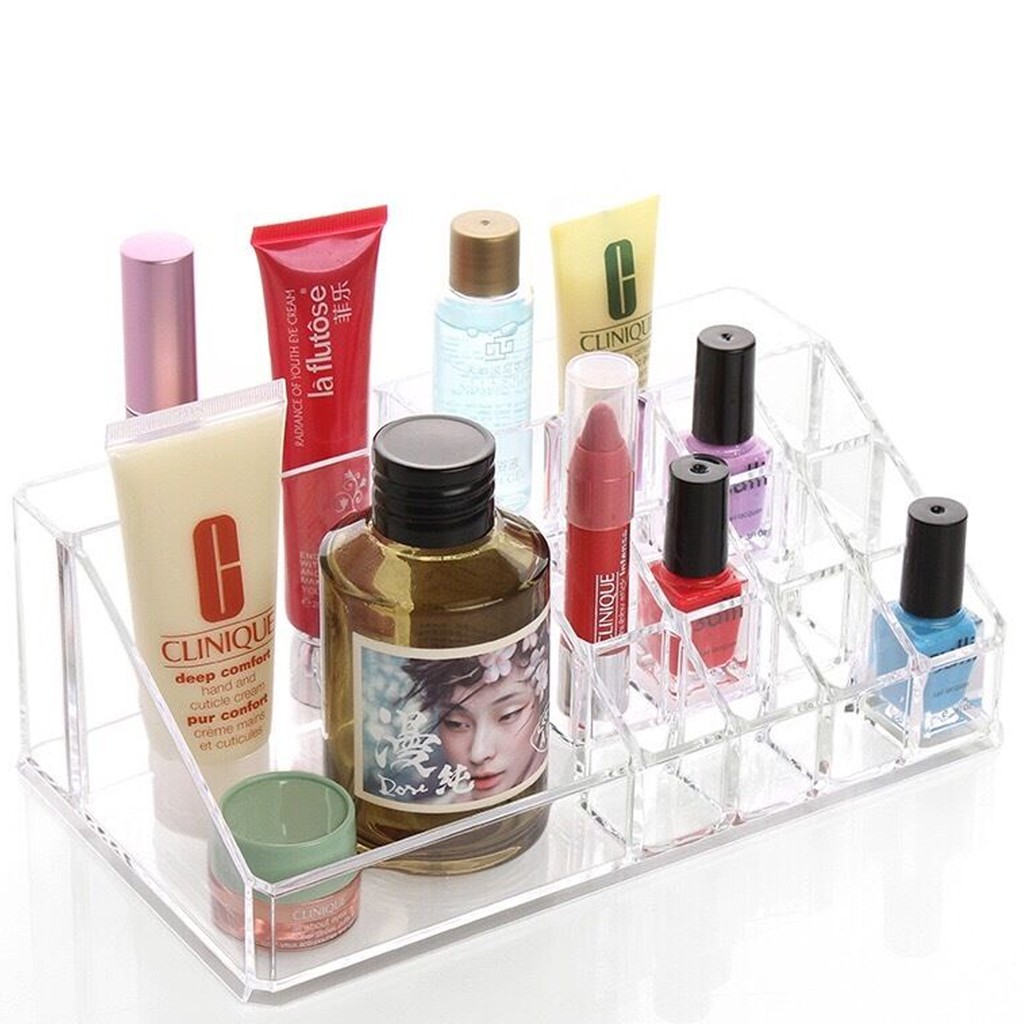 Organizador de Maquiagem Batom Pincéis em Acrílico 911 Lorben em Oferta na Shopee