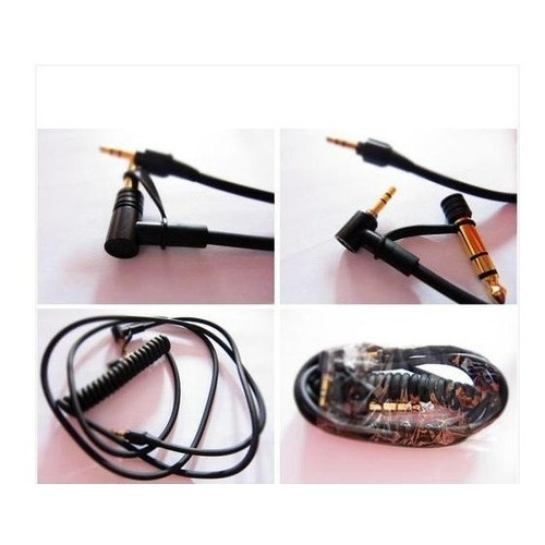 Cabo Para Fone de Ouvido Monster Beats Pro P2 + P2 + Plug P10 Rosca Dj Auxiliar - Novo - Envio Rápido no Brasil