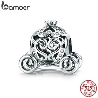Bamoer Carro Abóbora Charme 925 Acessórios Pulseira De Prata SCC792
