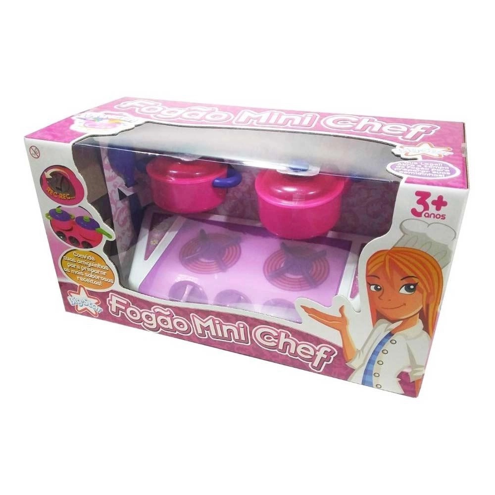 Fogão Mini Chef Infantil - Panela e Cia - Big Star 699-FMC