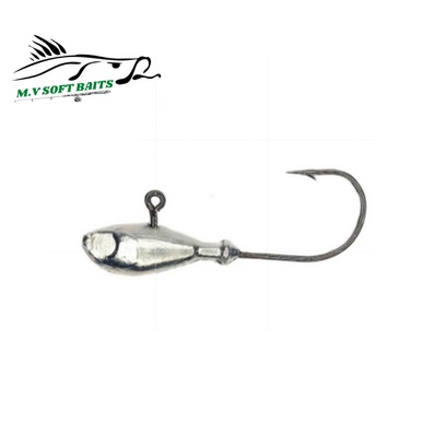 Kit 4 Jig Head P/atado 22 gramas Cabeça De Peixe Jig De Pena stremer jig Tucunaré