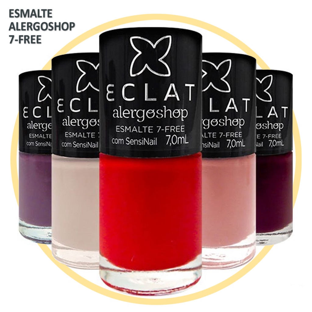 Esmalte Hipoalergênico Alergoshop 7-free Eclat Antialérgico