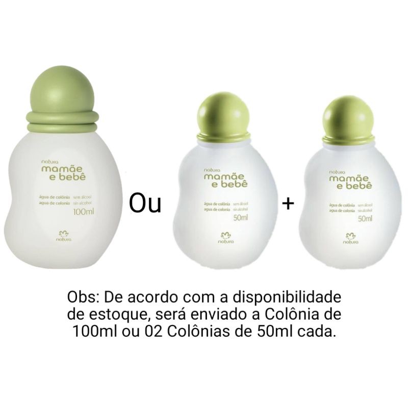 Perfume Natura Mamae E Bebe 100ml Shampoo E Condicionador Shopee Brasil