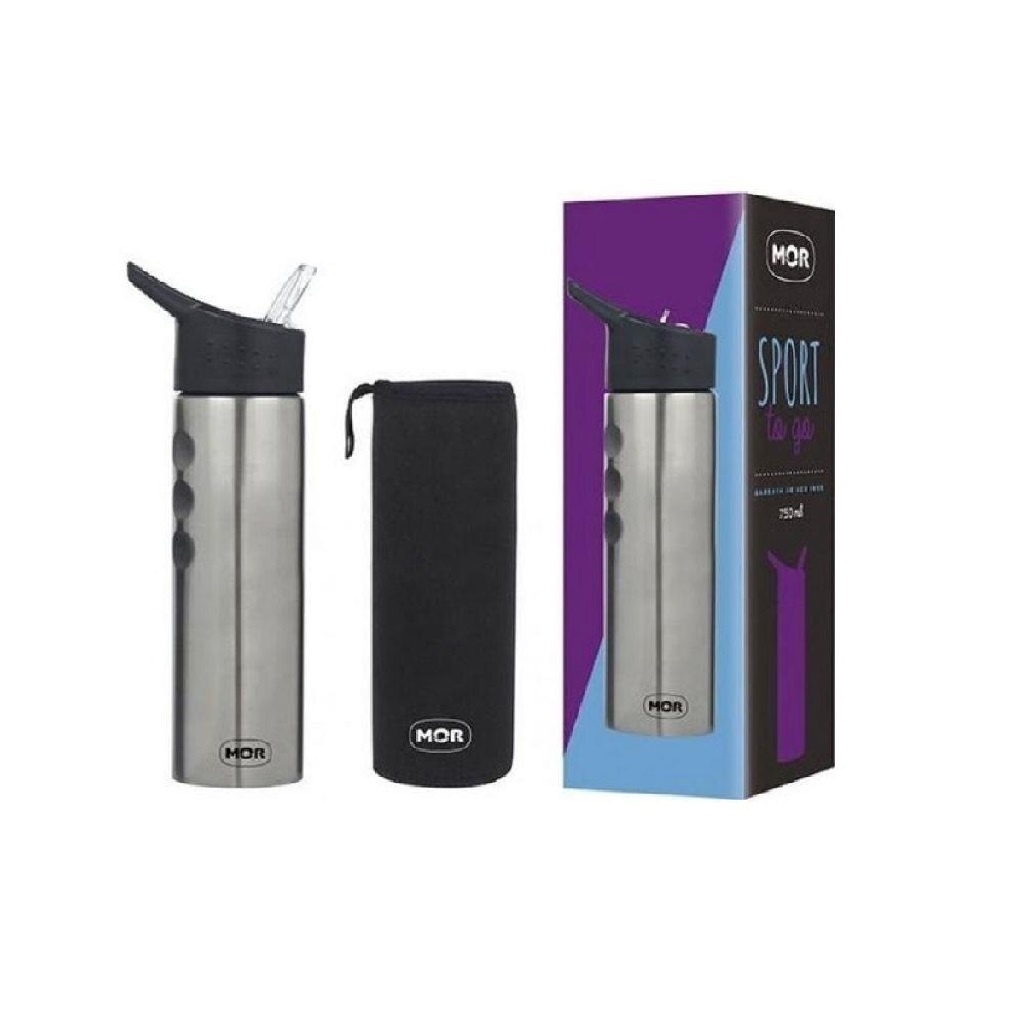 Detalhes do Garrafa Sport To Go 750ml com capa 008058 Mor