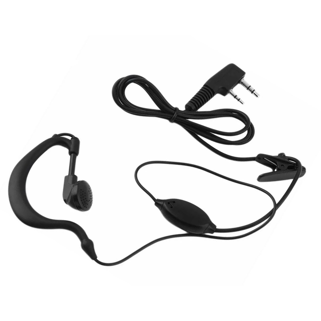 Fone + microfone de lapela para Radio Boafeng GT3 UV6R Uv3r
