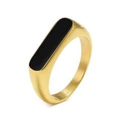 Anel Banhado A Ouro Vnox , De Moda Para Mulheres