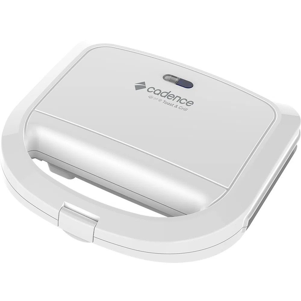 Sanduicheira Elétrica Cadence Toast & Grill Branca 220V