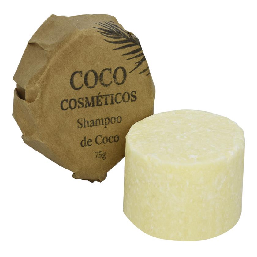 Shampoo Vegano De Coco Em Barra Nutritivo E Hidratante | Shopee Brasil