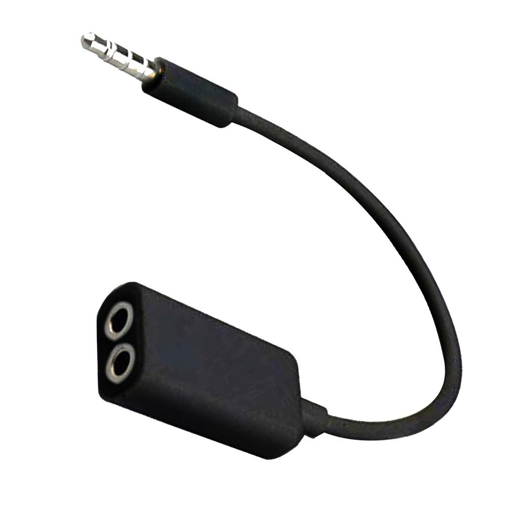 PLUG P2 P3 4C M TRRS 3.5MM OMTP + 2 P2 FÊMEA FONE MIC ( COMBO ) = 1 PLUG MACHO + 2 PLUGS FEMEA