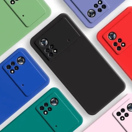 Capa Aveludada Silicone POCO X4 PRO Anti Impacto