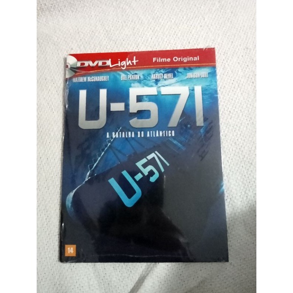 filme em dvd light U - 571 a batalha do Atlântico com Jon bon Jovi e Matthew McConaughey lacrado novo