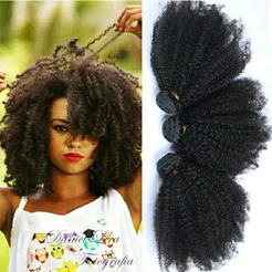 8A Brasileiro Africano Cacheado 100 % Cabelo Humano 100g