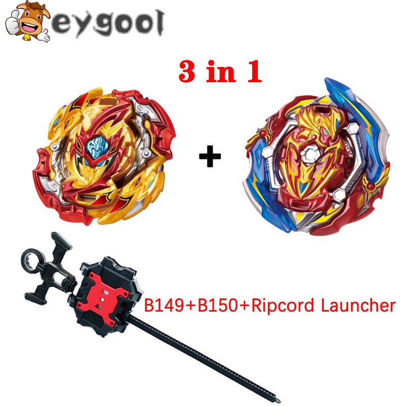 Spinning tops Burst (3 Em 1) Gt B149 + Gt B-150 União De Reforço Achilles.Cn.Xt Retsu Comin Ripcord Lançador Brinquedo