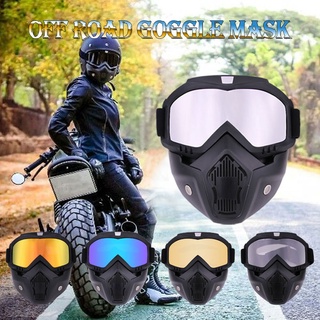 Nova Motocicleta Proteção Máscara Facial Removível Aberto Rosto Metade Harley Goggle Tático Capacete Da Bicicleta Moto Acessórios