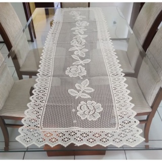 Passadeira de Mesa 6 Cadeiras Renda 0,55m x 1,80m em Oferta na Shopee