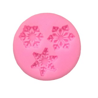 Molde De Silicone Flocos De Neve Para Decorar F323 em Oferta na Shopee