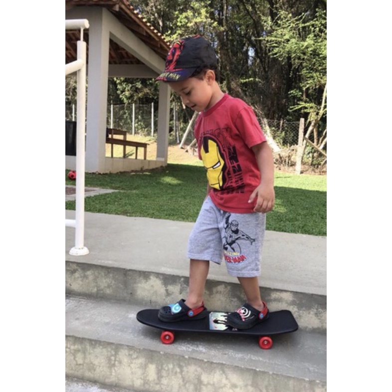 Super Skate Radical Colorido Plástico 4 Rodas Brinquedo