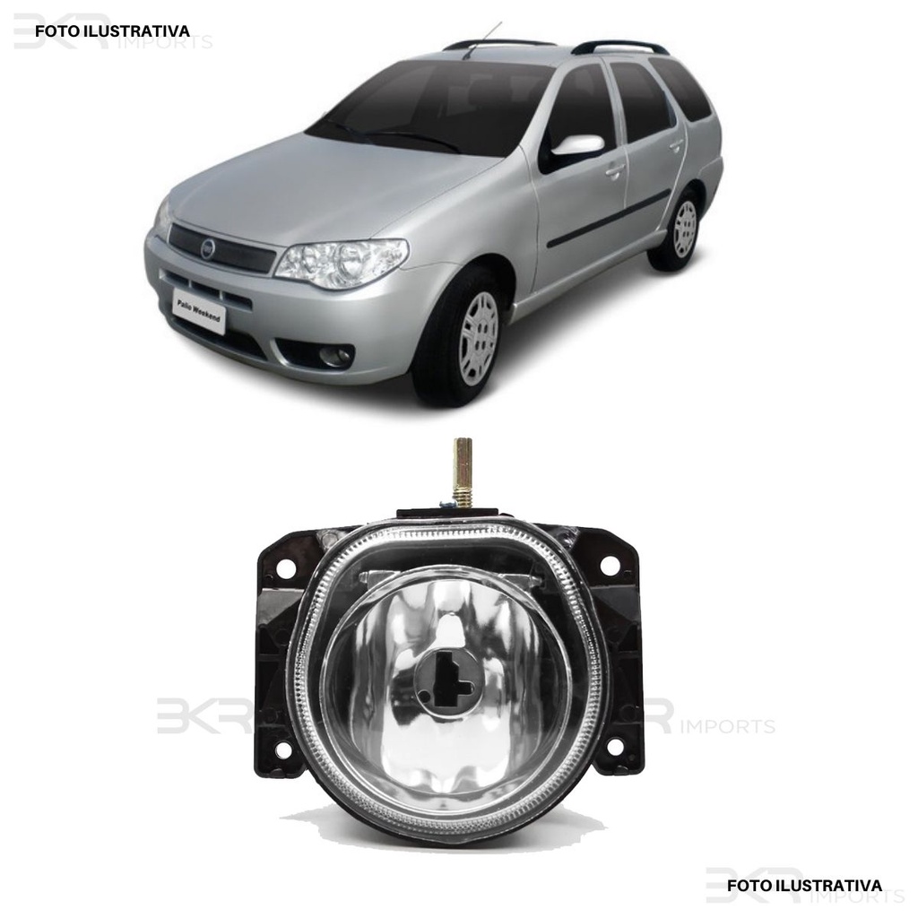 Farol Milha Palio Weekend G3 2004 2005 2006 2007 2008 em Oferta na Shopee