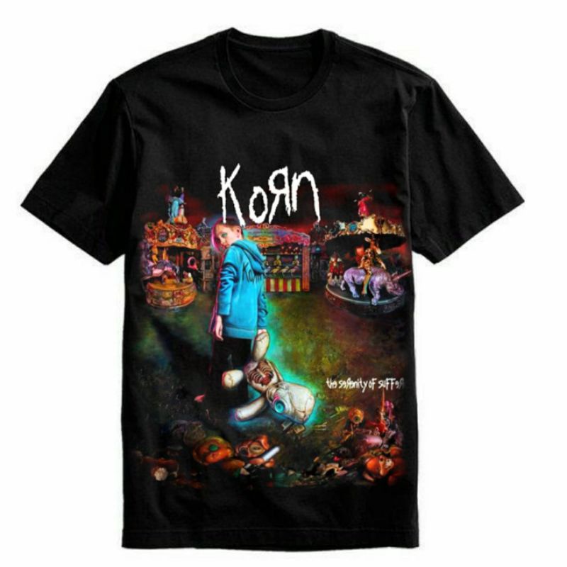 Korn Serenity Of Suffering T-Shirt - Official Band Merch, Glow Logo, Men's Black, Size XXL - View #11