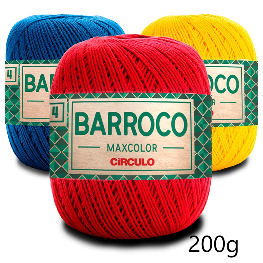 Barbante Barroco Maxcolor no4 - (200g)