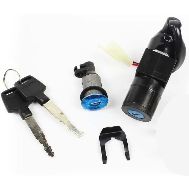 Kit Chave Ignição Miolo  Trava Honda Biz 125 Ks Biz 125 Es 2006 2010 TM870