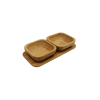 Conjunto 2 Petisqueiras De Bambu - Oikos