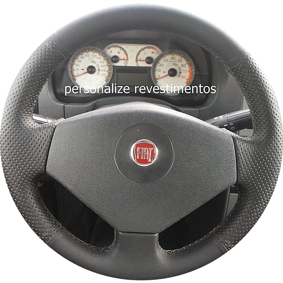 capa de volante costurada palio/siena/strada/idea em Oferta na Shopee