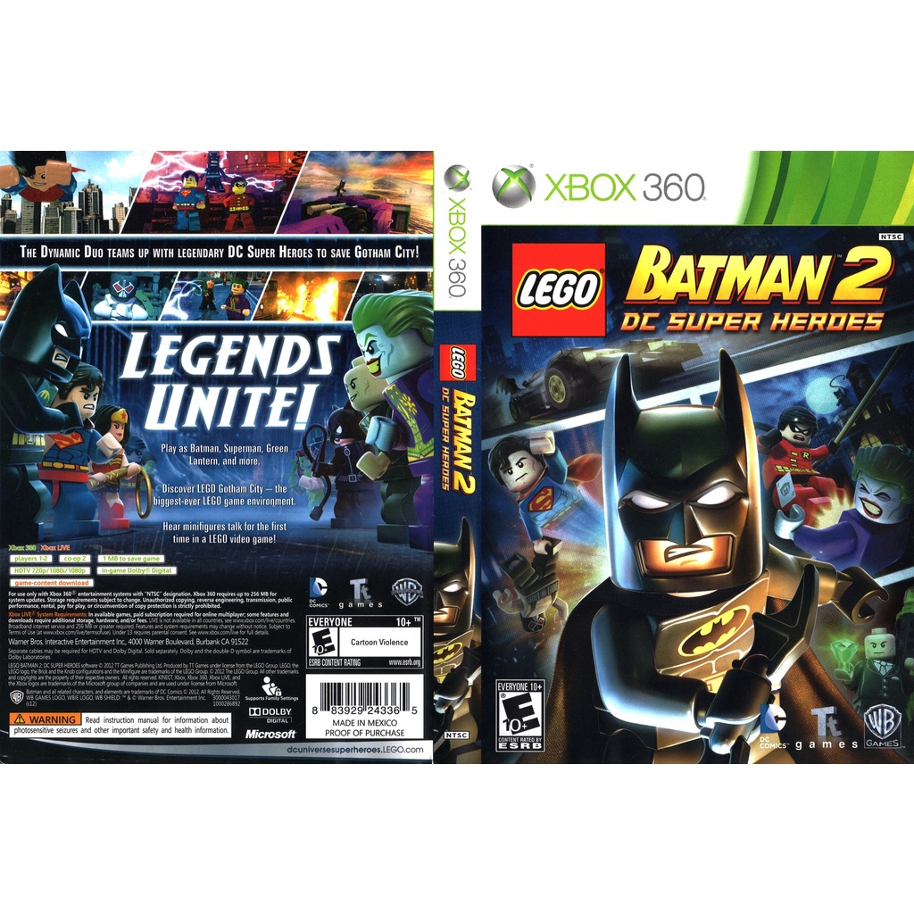 Lego Batman 2 DC Super Heroes [ Xbox 360 LT 3..0 ou RGH 3.0 ]