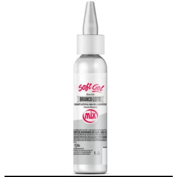 CORANTE SOFT GEL MIX 25G BRANCO LEITE CONCENTRADO PARA DECORAÇÃO em Oferta na Shopee