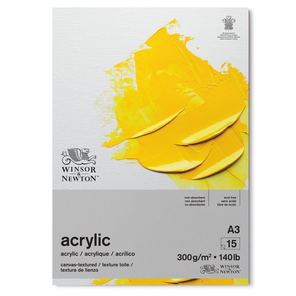 Papel Para Tinta Acrílica A3 Winsor & Newton