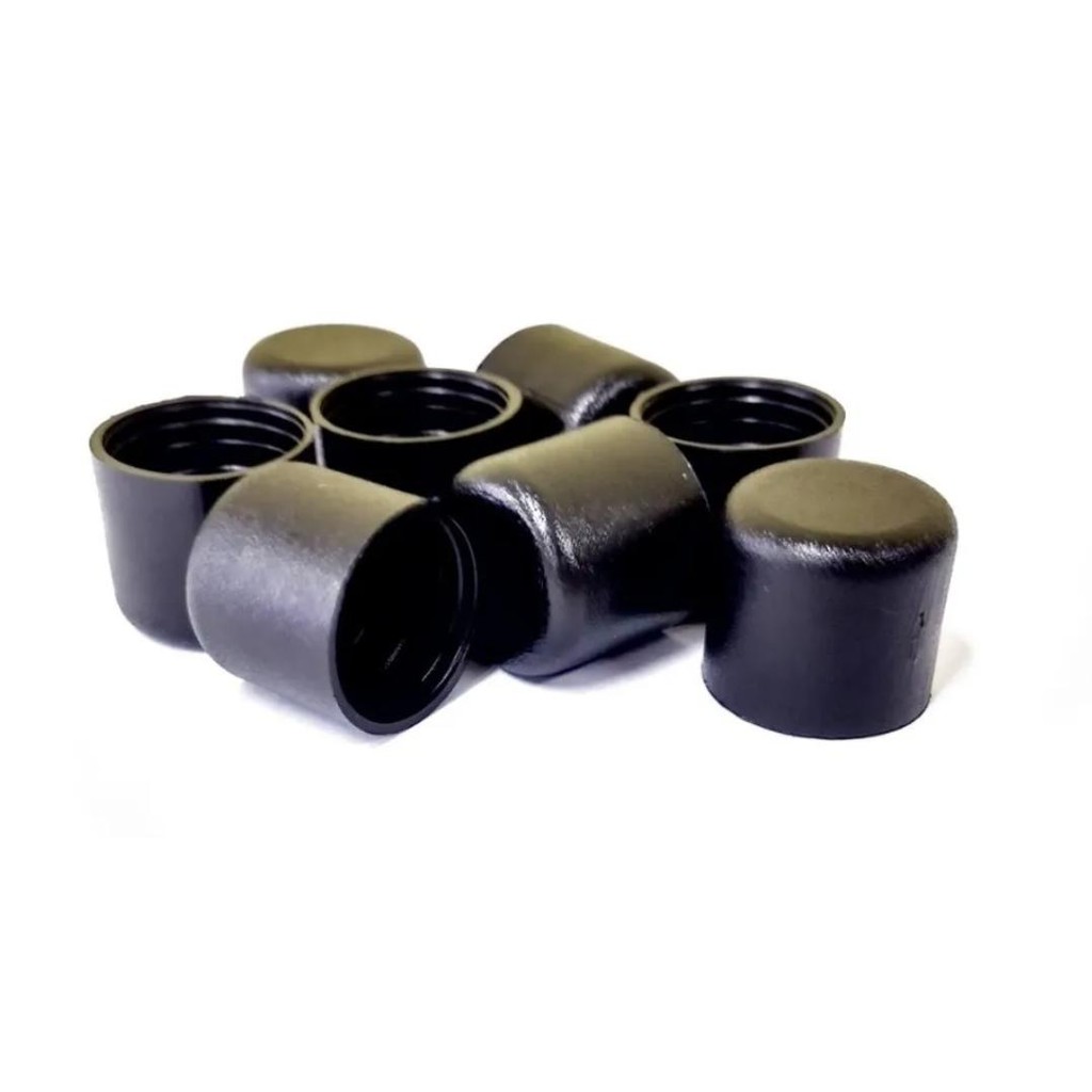 Ponteira pezinho para cadeira moveis em geral 23mm diâmetro 12pçs