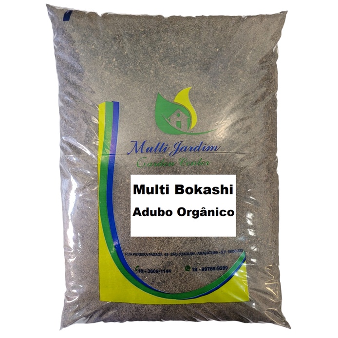 10kg Multi Bokashi Adubo Orgânico Orquídeas Hortaliça Flores