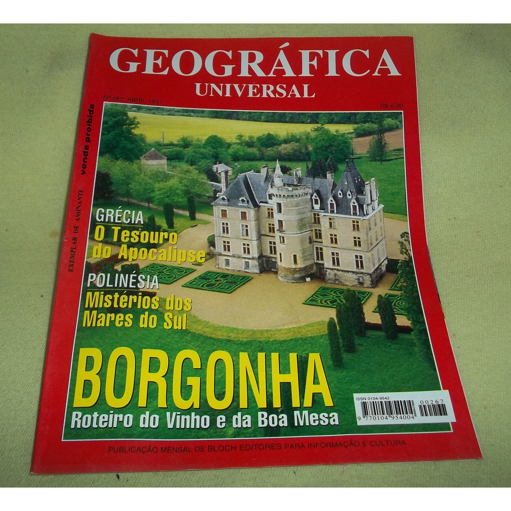 Revista Geográfica Universal nº 267 - Abril  de 1997 - Bloch Editores
