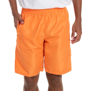 Bermuda Tactel Laranja Esportiva Básica Presídio Presidiário Simples Masculino Adulto
