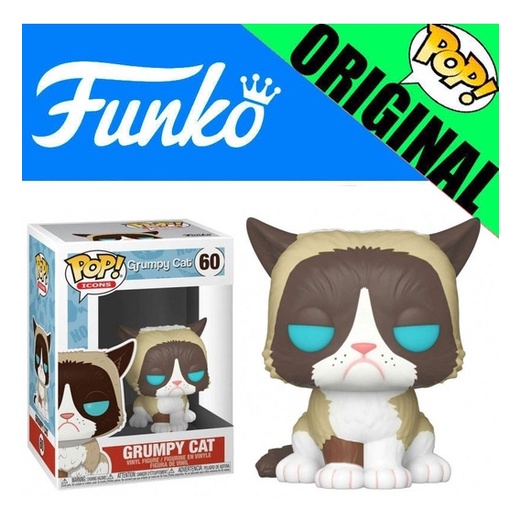 FUNKO Pop #60 GRUMPY CAT | Shopee Brasil