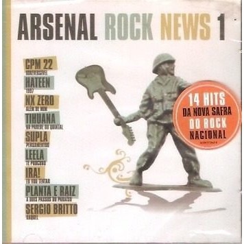 Cd Arsenal Rock News 1 - Cpm 22, Nx Zero, Ira!
