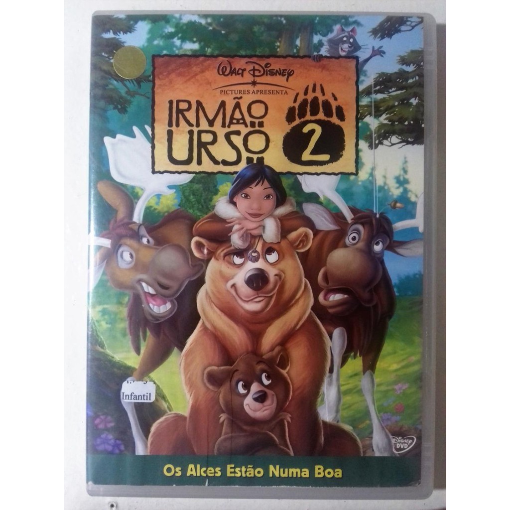 Dvd Irmão Urso 2 Original Walt Disney Bônus Especial Jogo 