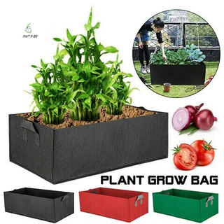 Reutilizável Não Tecida De Tecido Quadrado Saco Crescer Saco Plantador De Plantio Jardim Cama Para Flor Vegetal Tomate Cenoura Batata
