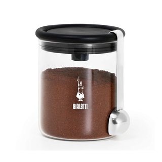 Pote Vidro Italiano Conserva o Sabor do Café 250g - Bialetti Original Importado