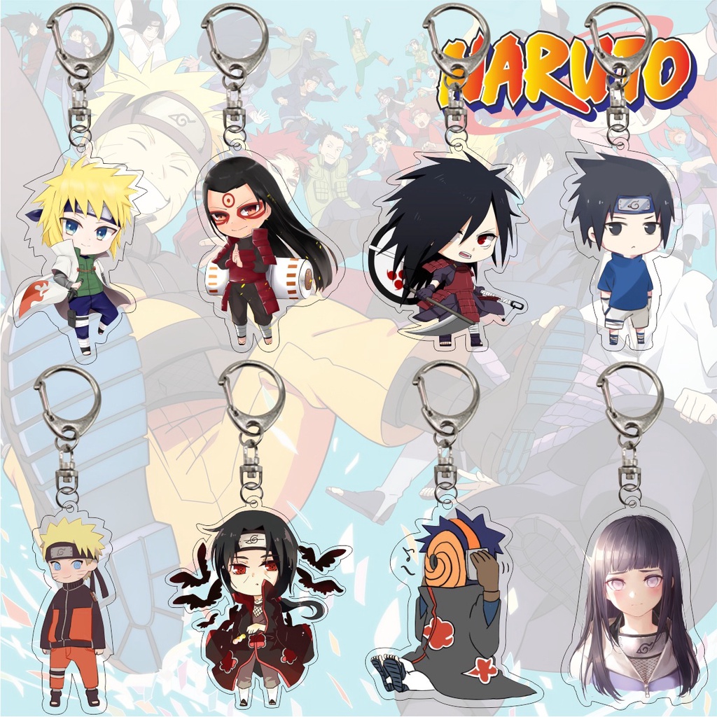 Chaveiro De Acrílico Pingente Anime Naruto em Oferta na Shopee