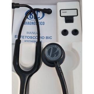 Estetoscópio BIC Eternity Adulto e Pediátrico Inox Duplo - Total Black em Oferta na Shopee