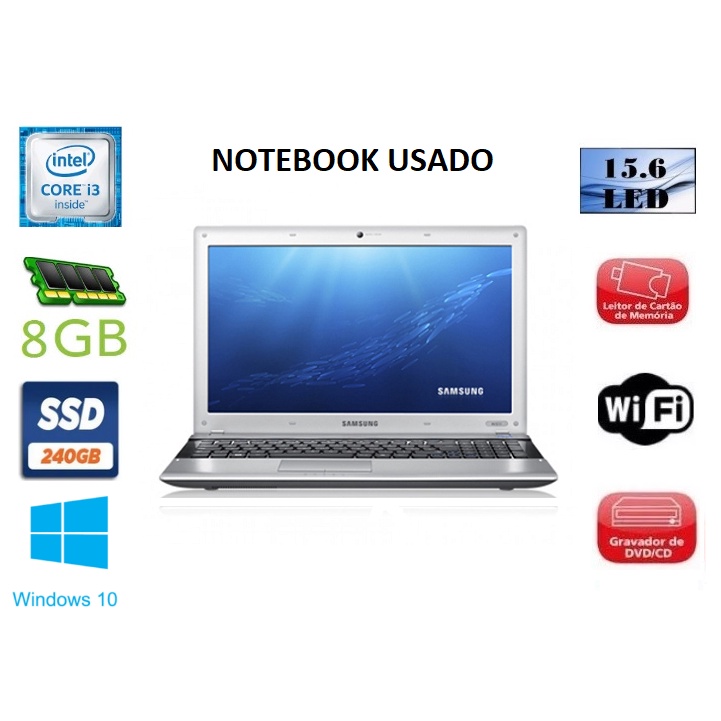 Notebook Samsung Book, Intel Core i3-1115G4, 8GB RAM, SSD 256GB