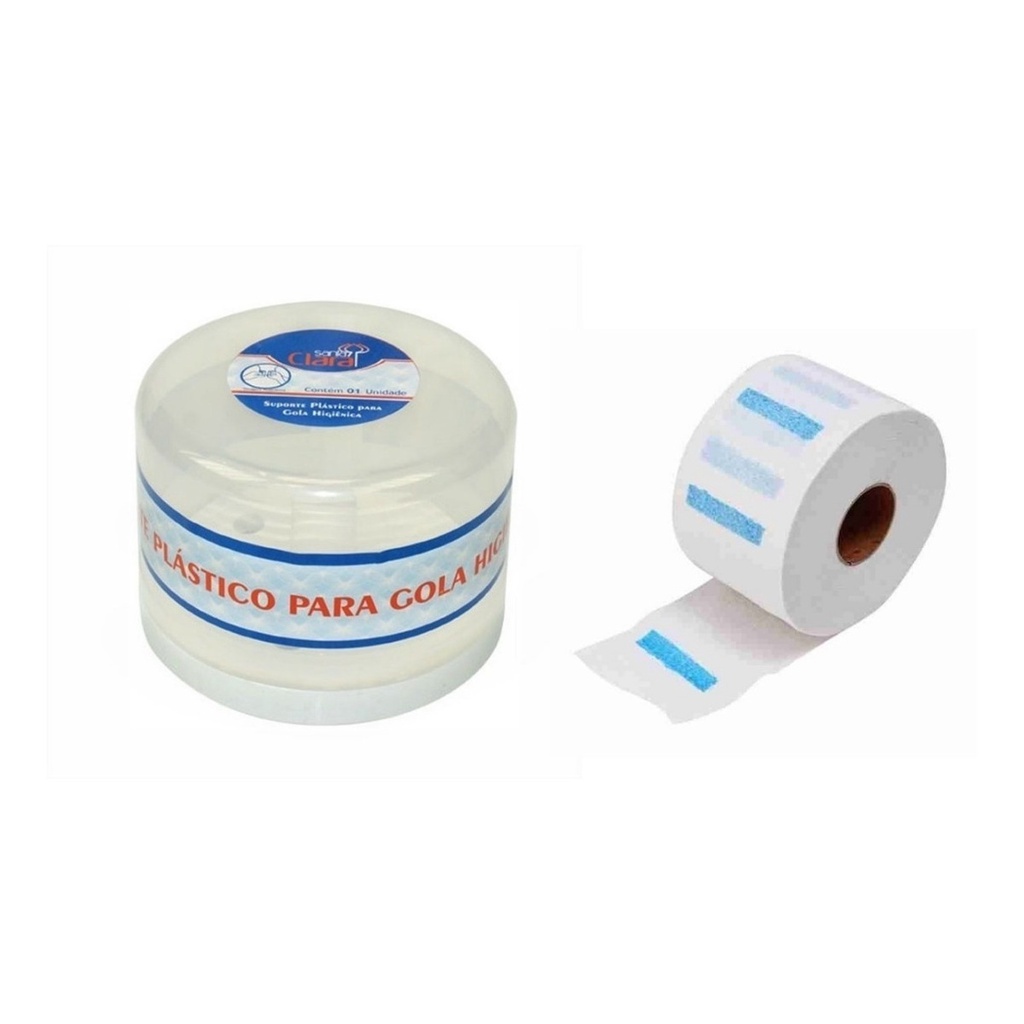 Kit Suporte Porta Gola Higienica  Com Ventosa + 100 Golas