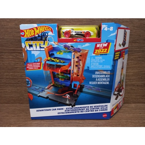 Pista Hot Wheels Downtown Car Park Mattel Original Lacrado Shopee Brasil