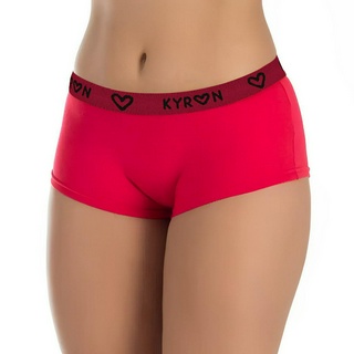Kit 2 Calcinha Box Boxer Ckyron Cueca Feminina De Microfibra com Forro