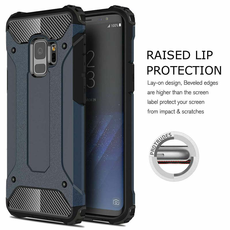 Samsung Galaxy S10 S8 S9 Plus S7 S7edge Note 8 9 Cover Anti-Impact Resistant Shockproof Hybrid Armor Hard Case Cover